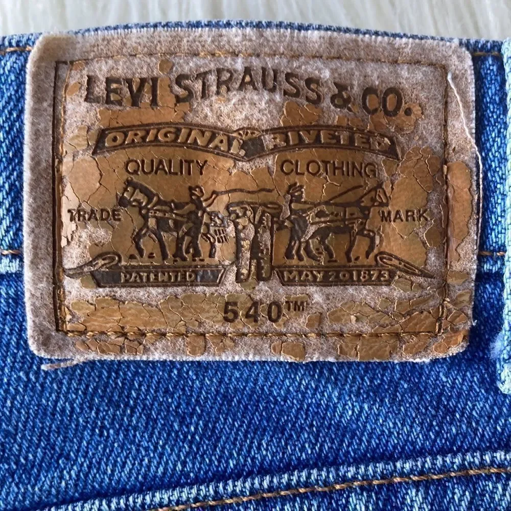 Vintage Mens Levi’s 540 Brown Tab Jeans Size 40 Made USA 90’s